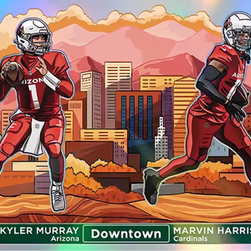 2024 Optic Kyler Murray/ Marvin Harrison Jr Dual Downtown SSP Custom  #15
